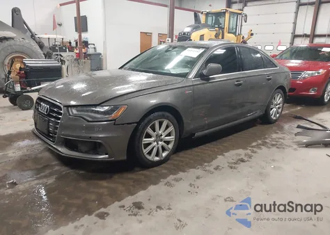 2015 Audi A6 3.0T Premium Plus z USA, uszkodzony, nr VIN WAUHGBFC1FN033349